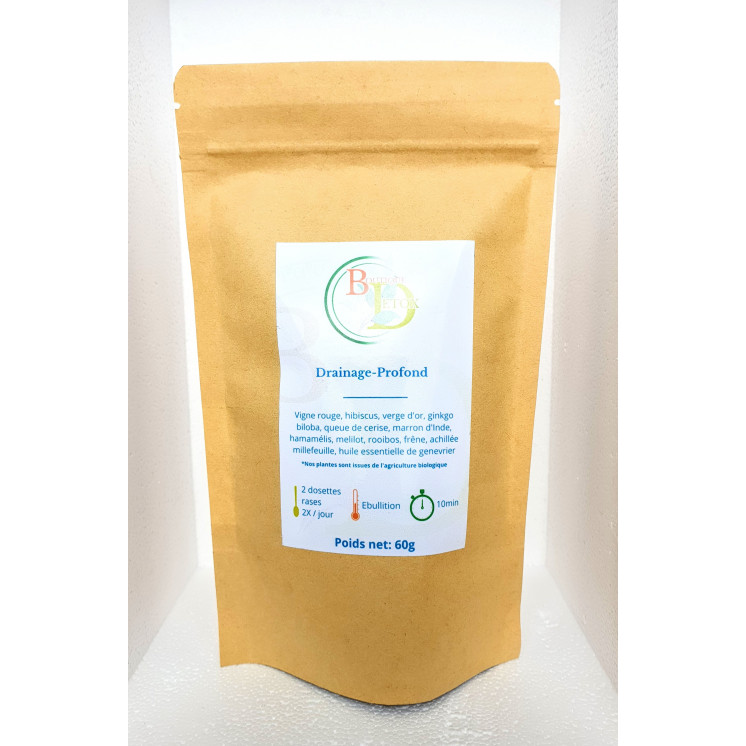 Tisane Détox Drainage-Profond - Jambes Lourdes... | Boutique Détox